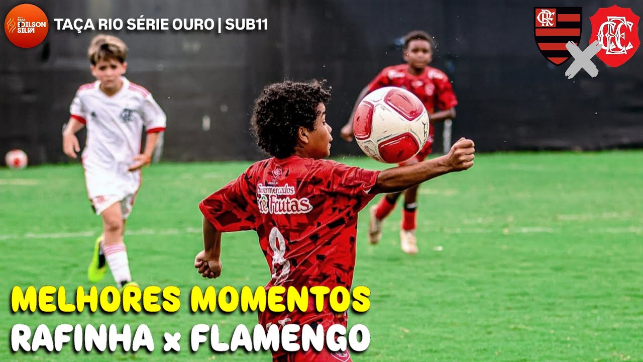 TAÇA RIO SÉRIE OURO SUB11 | Flamengo x Cascatinha, melhores momentos Rafinha, camisa 8! #sub11