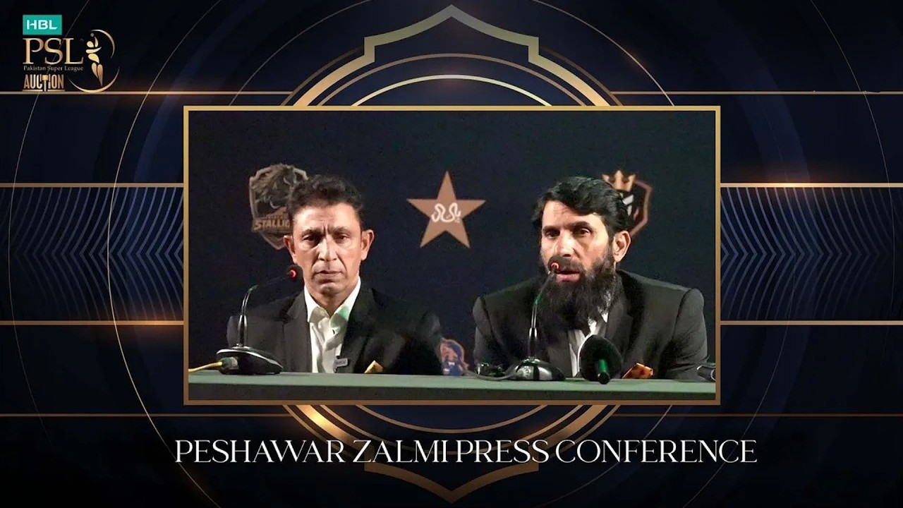 Peshawar Zalmi Press Conference | HBL PSL Player Auction 2026 | MX1J