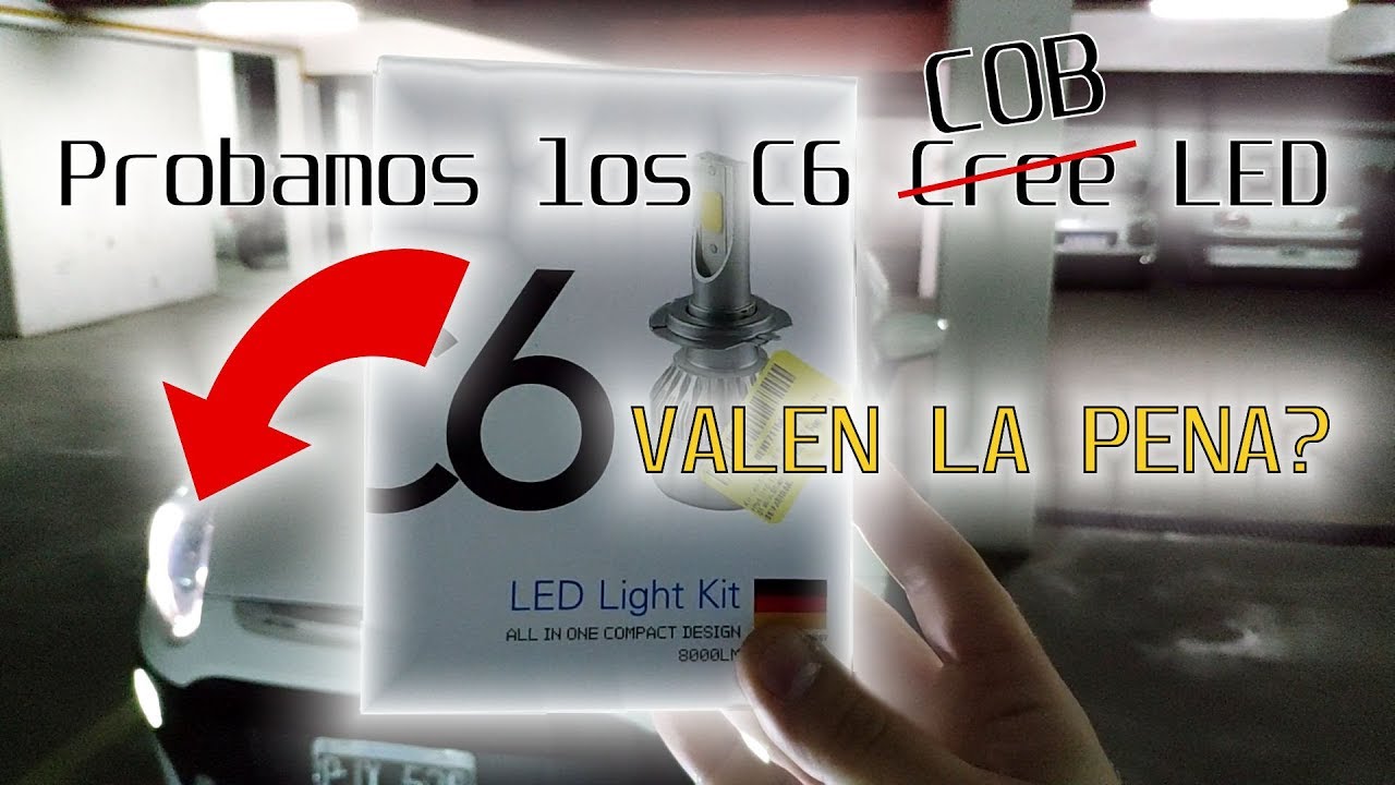 Cree LED C6. Valen la pena? Comparativo con Lupa H4 LED