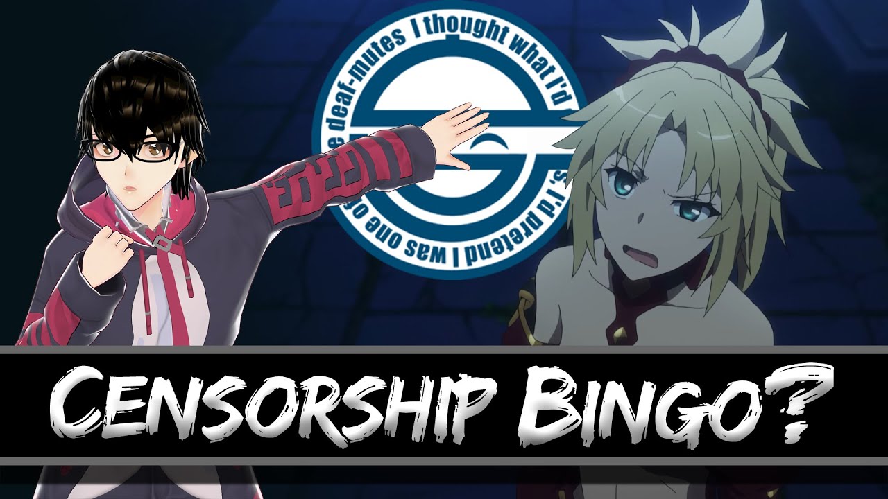 Playing Censorship Apologist Bingo