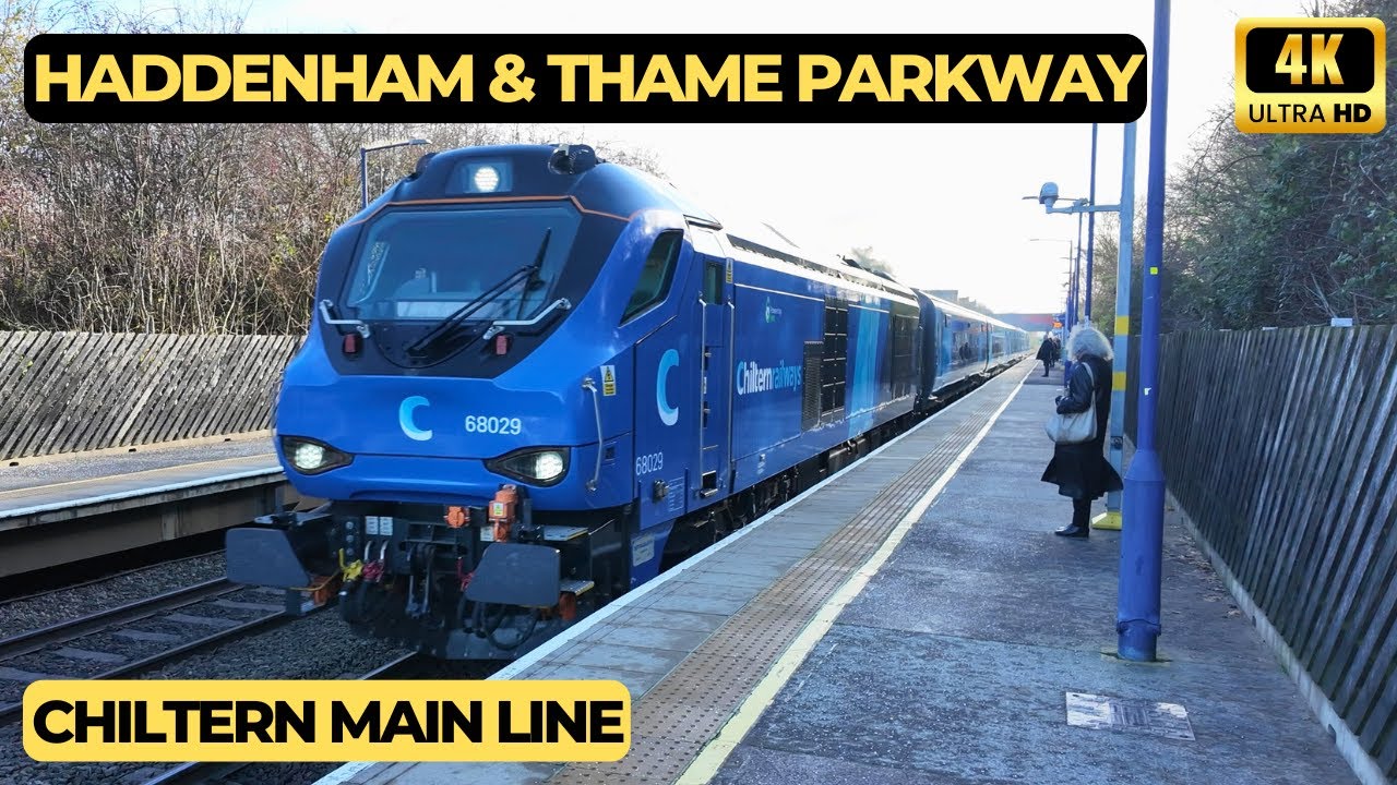 Trains At Haddenham & Thame Parkway 20/11/2025 - Old and the New on Show for Chiltern