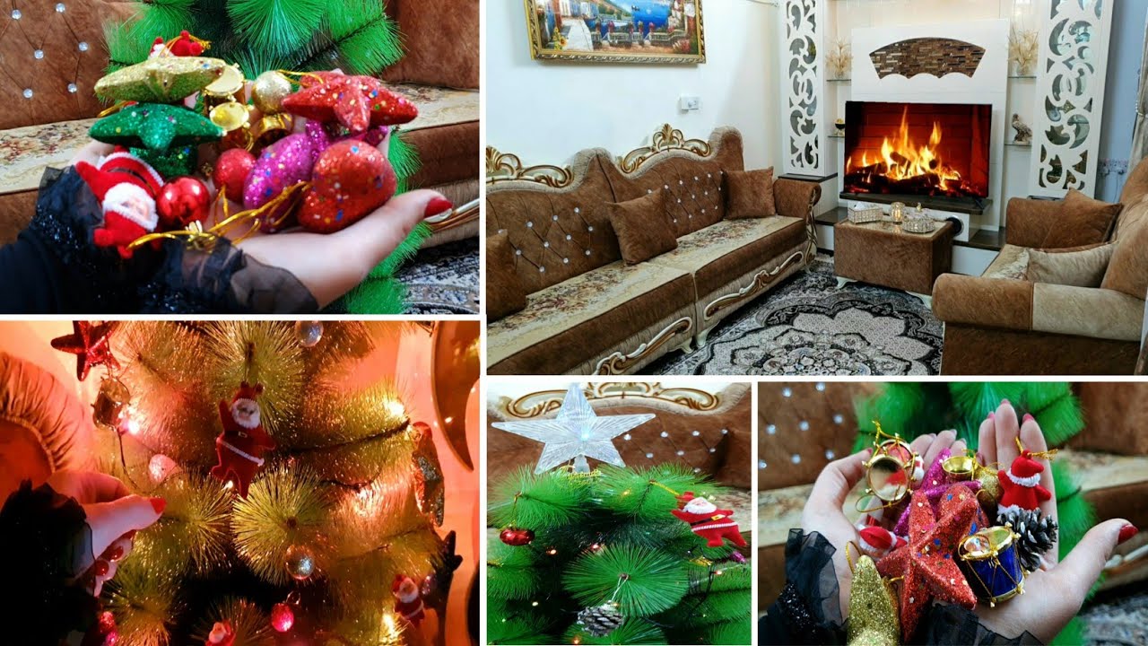 تزيين شجرة الكرسمس🎄🎅