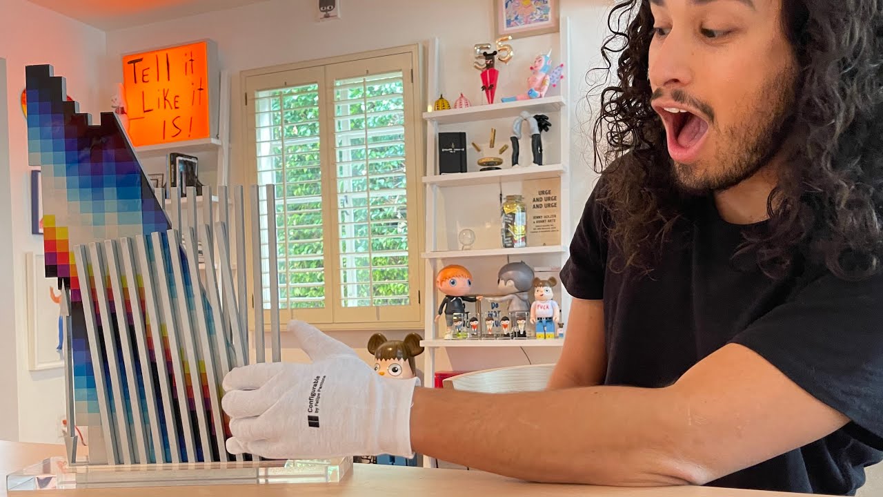 Unboxing Felipe Pantone's Optichromie Dimensional, A Studio Made Edition Sculpture
