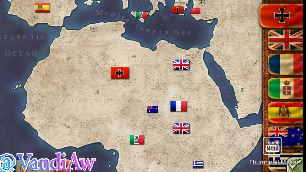 World Conqueror 2 Longplays. Conquest Stage, Conquer Africa 1942.