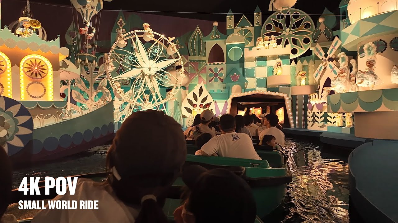 Small World Ride Japan Tokyo Disneyland | FULL Ride 4K POV 🎥 (DJI Pocket 3) 1/2