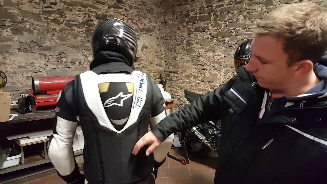 Vorstellung Helite GP Air Motorrad Airbagweste mit Auslösung