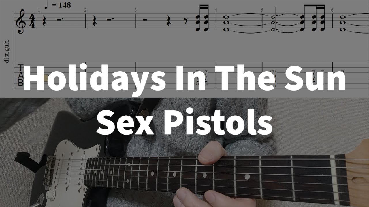 Holidays In The Sun - Sex Pistols | guitar tab easy