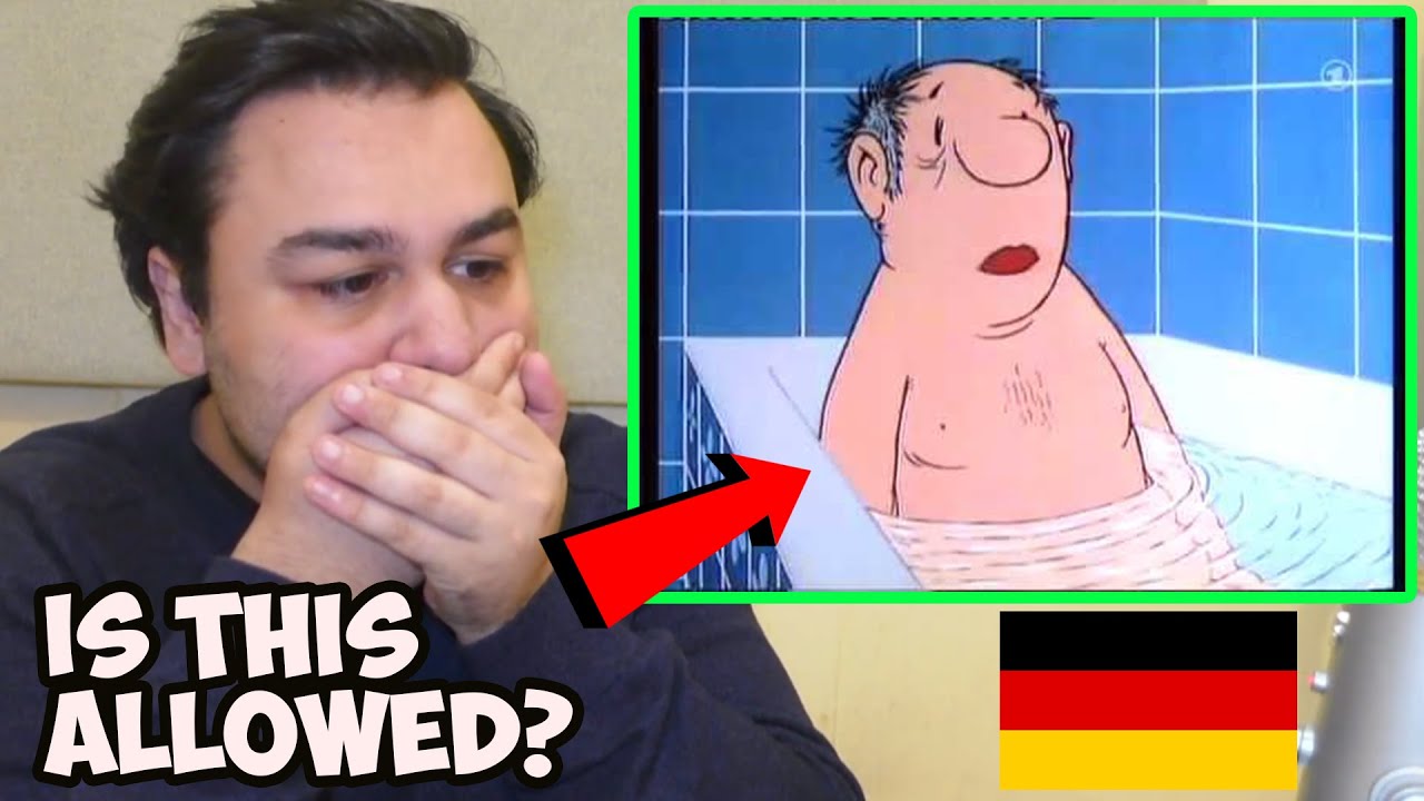 British Reaction To Loriot - Bath tub talks (German Comedy)