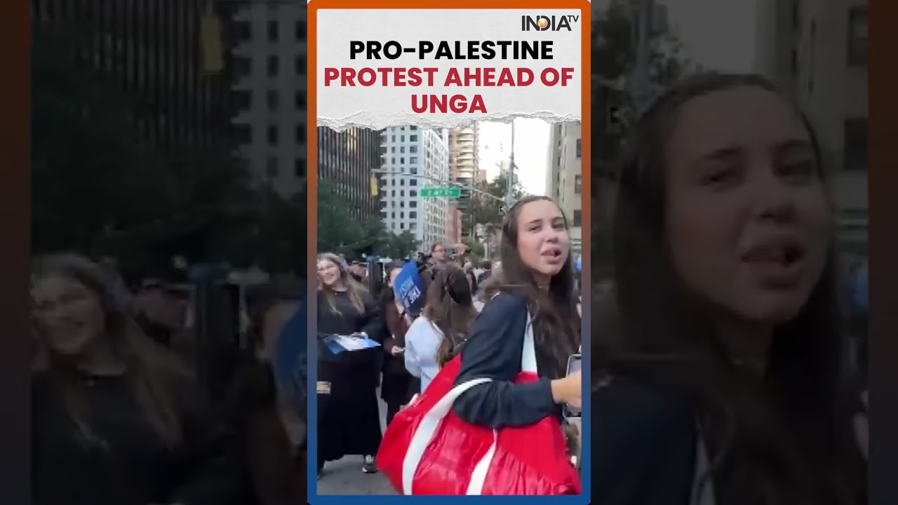UNGA 2026: New York Protests Erupt Against Netanyahu Ahead of UN General Assembly Speech #shorts
