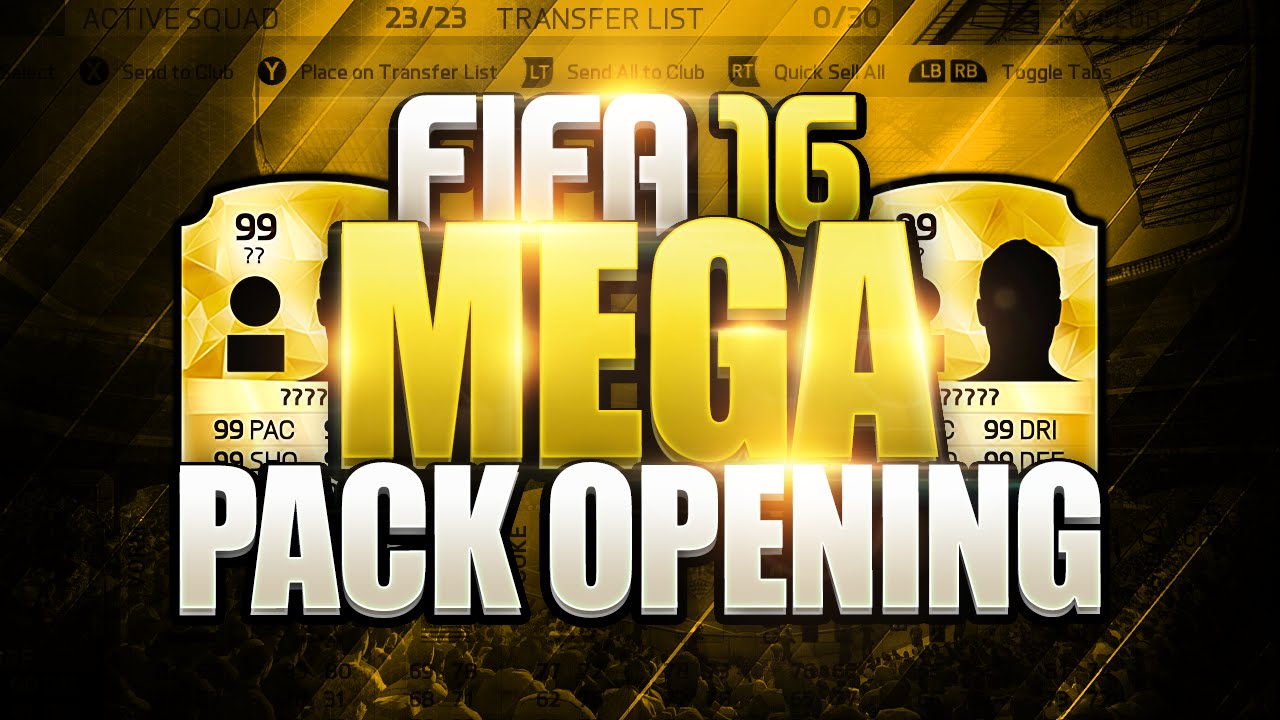 THE MEGA FIFA 16 PACK OPENING! FIFA 16 ULTIMATE TEAM