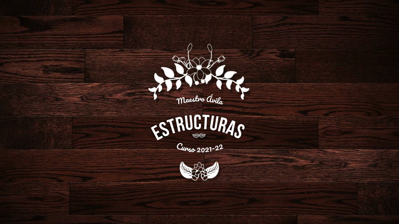 Estructuras 2021. 1º ESO CMA