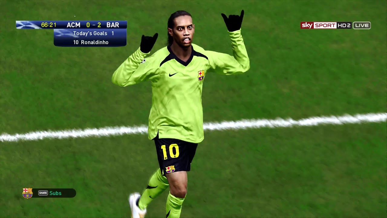 AC Milan vs FC Barcelona UEFA Champions League 2005/06 - PES 2021 CSG Patch