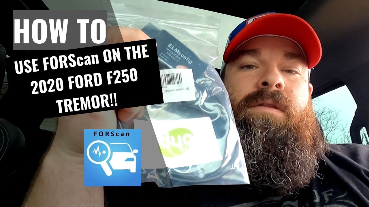 FORScan MODS on a 2020 Ford F250 Tremor