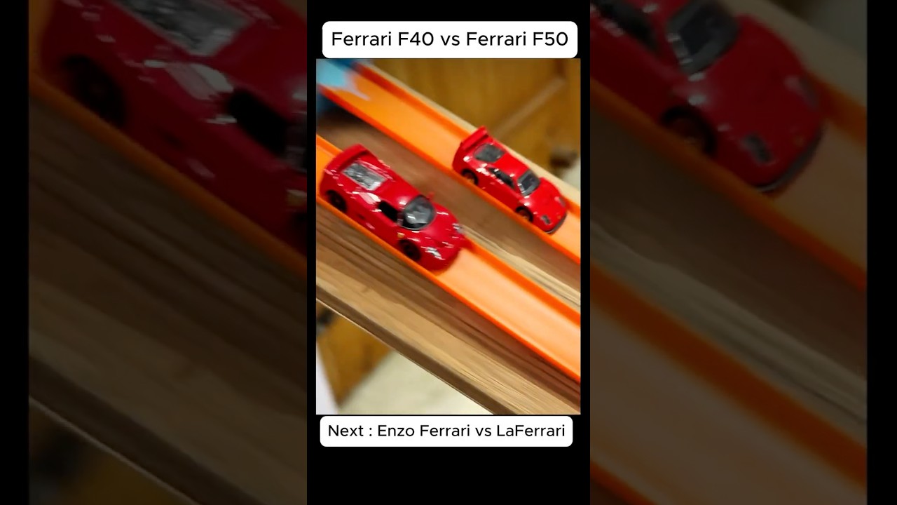 Ferrari F40 vs F50 | 1:64 Scale Drag Race 🏁