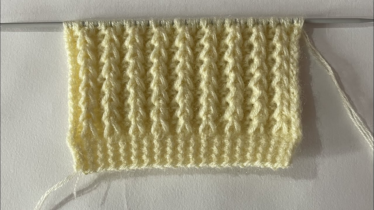 Very Beautiful Easy Knitting Stitch Pattern For Sweaters And Cardigans