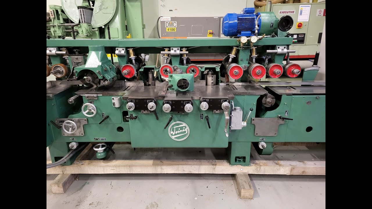 Chicagowood AB Ltd shows a functional test of a WEINIG Unimat U22- 7 heads