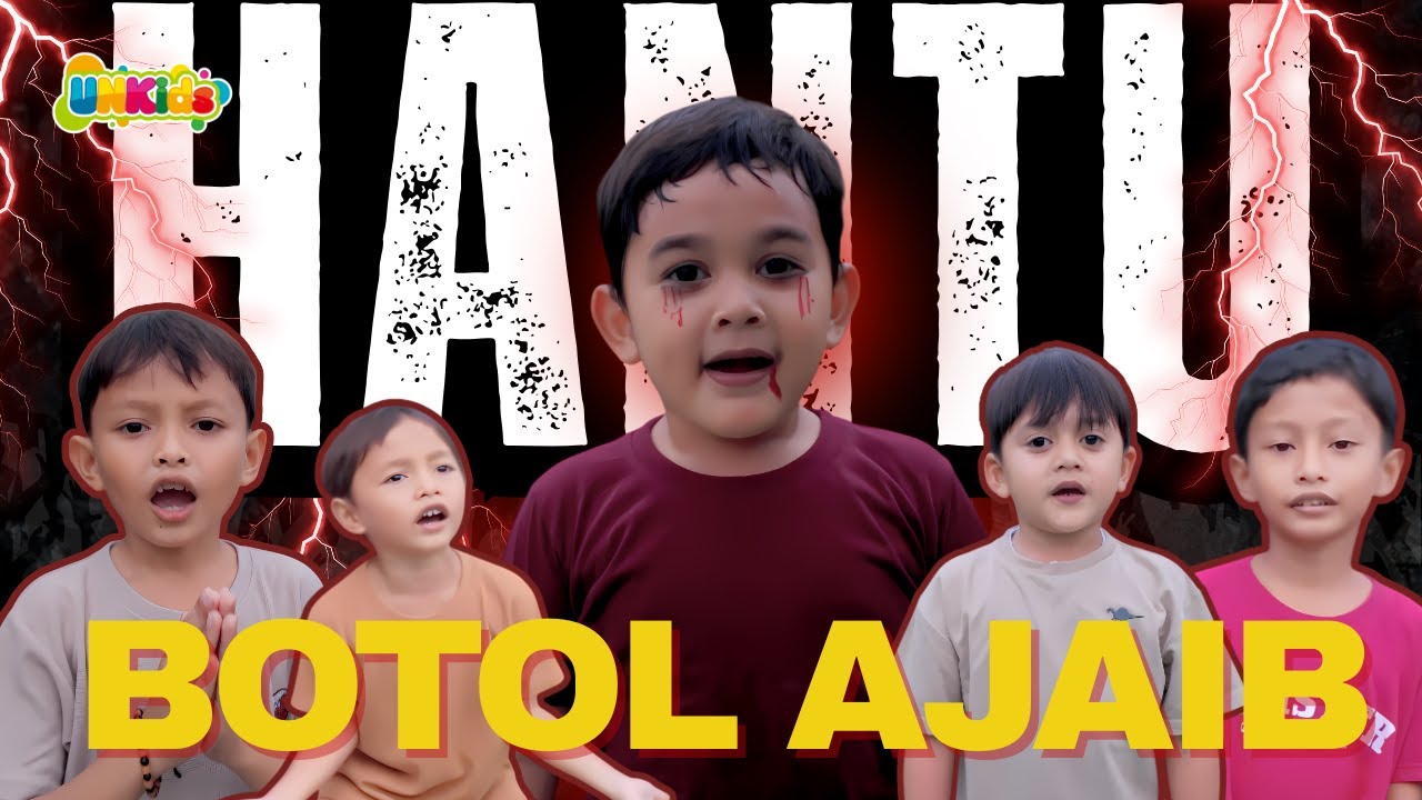 BOTOL AJAIB TERBUKA&hellip; Nail Keluar Jadi HANTU?! 😱 Uwais & 3 Saudara KETAKUTAN!