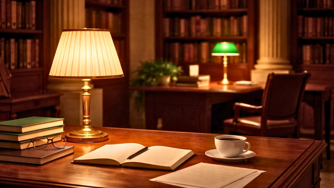 Quiet Evening Focus | Private European Study Ambience Deep Work, Reading, Writing