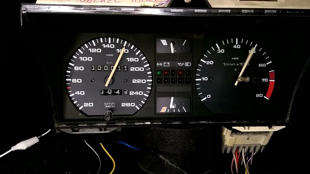 Elektronic Tacho Golf 2 VR6 Drehzahlmesser  ehemals Uhren Tacho