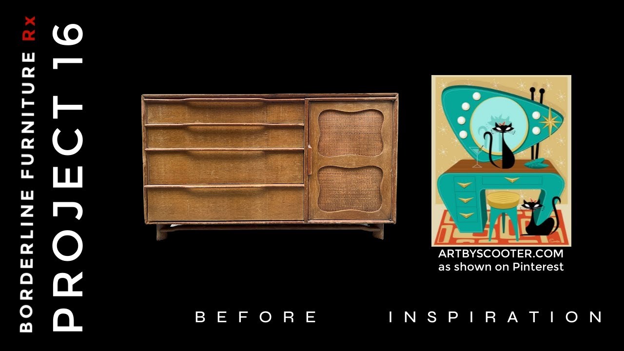 Borderline Furniture Rx Project 16  - Atomic Cat MCM Dresser
