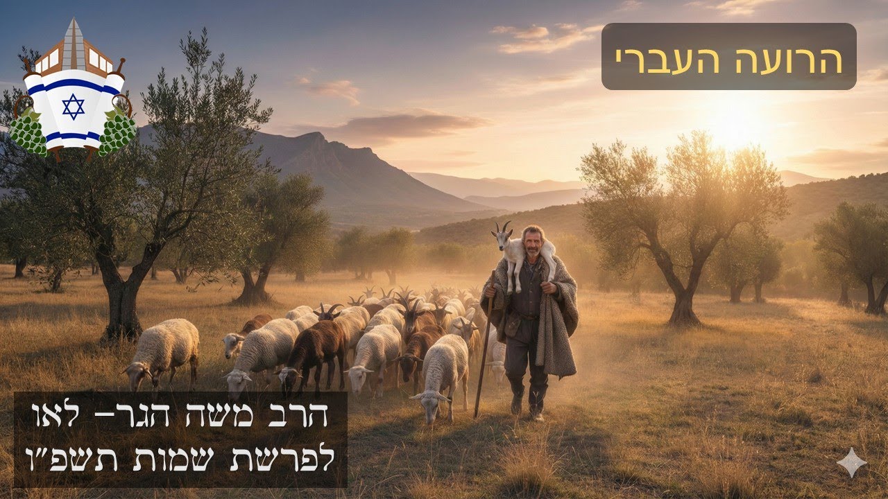 הרועה העברי | הרב משה הגר- לאו לפרשת שמות
