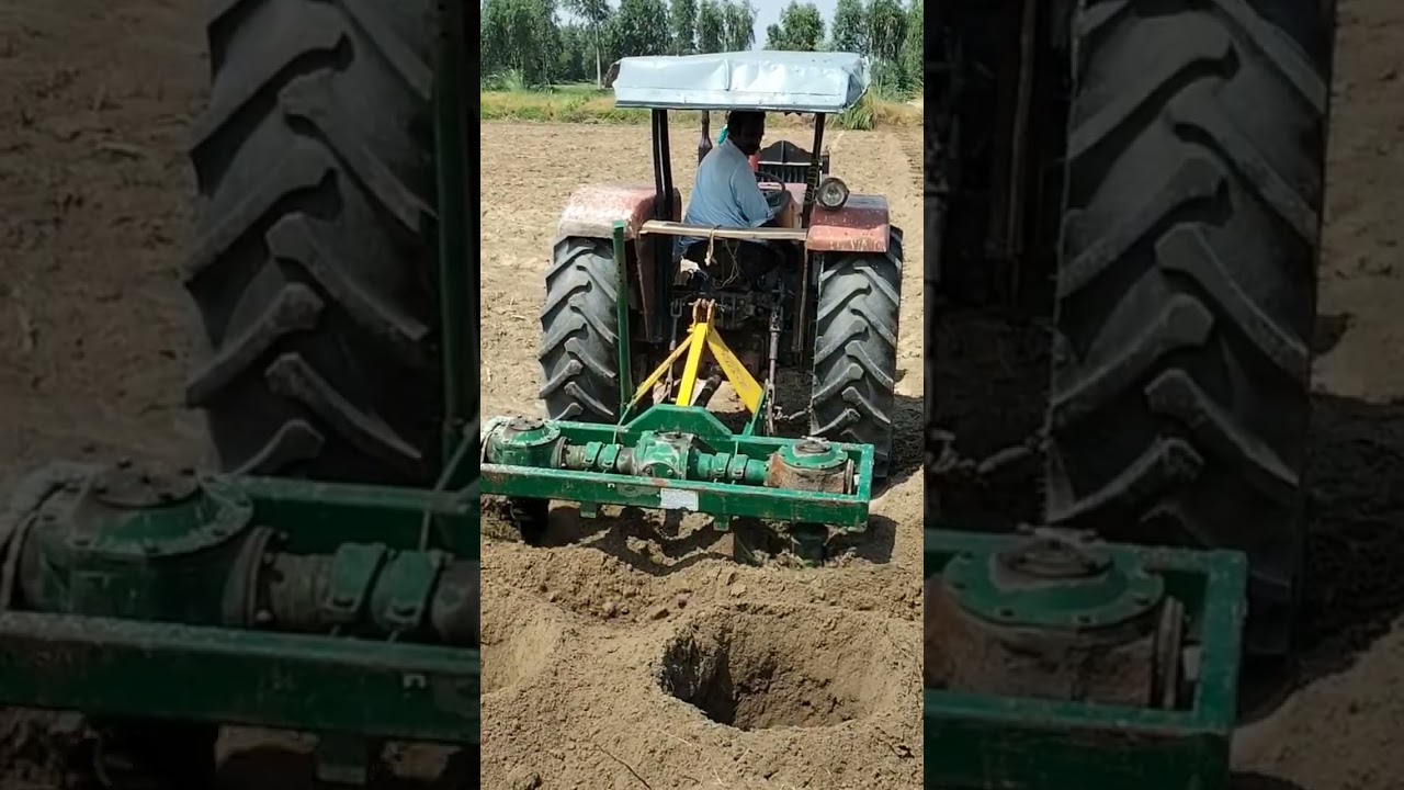 Sugarcane Pit Plantation preparation Farming in Pakistan