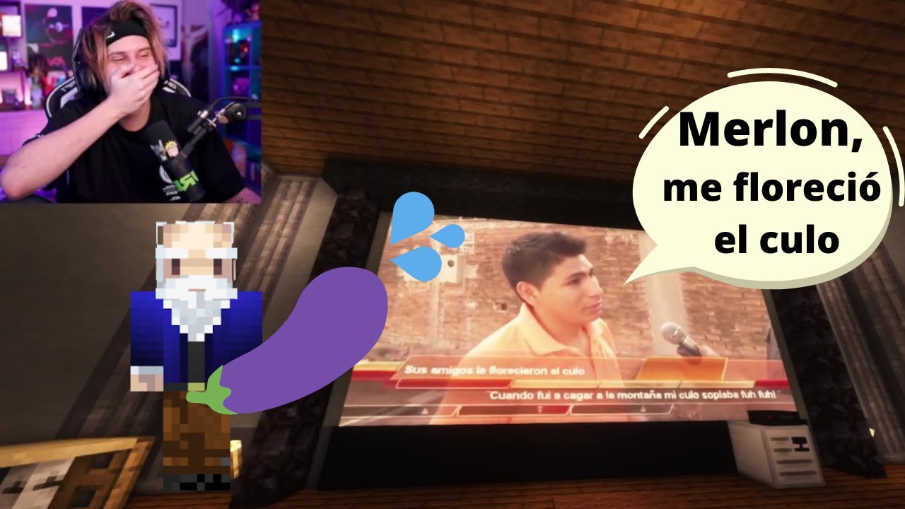 Sapo Peta le enseña a Rubius el castigo de Merlon, florecer el cul0 - Karmaland 5