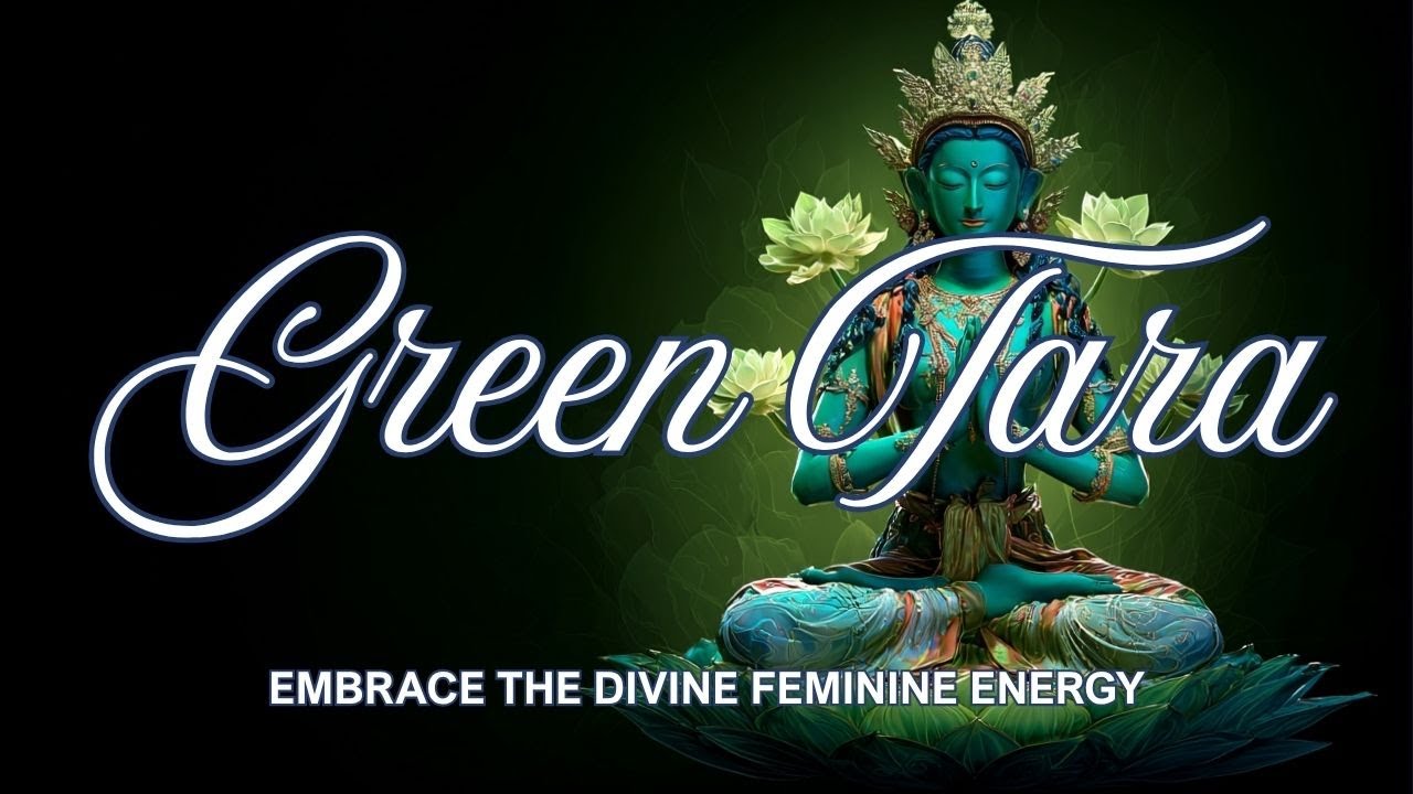 🌿 Green Tara Mantra for Deep Healing | Om Tare Tuttare Ture Soha | Ethereal Japanese Lofi