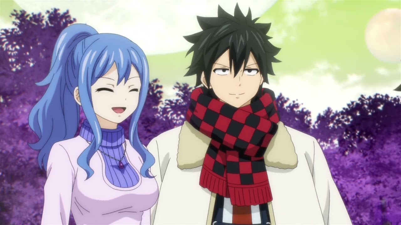 Natsu and Gray meeting their kids from Edolas