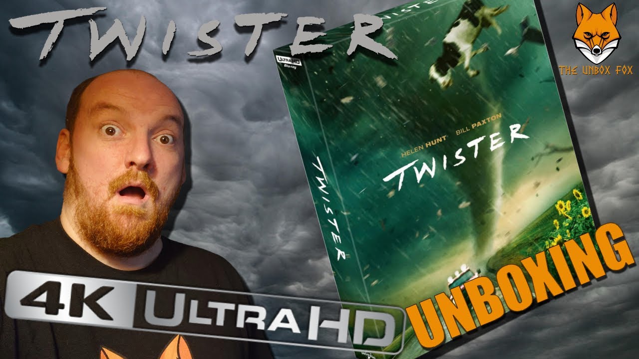 Unleashing the Storm: TWISTER 4K Collector's Edition Steelbook Unboxing Experience!