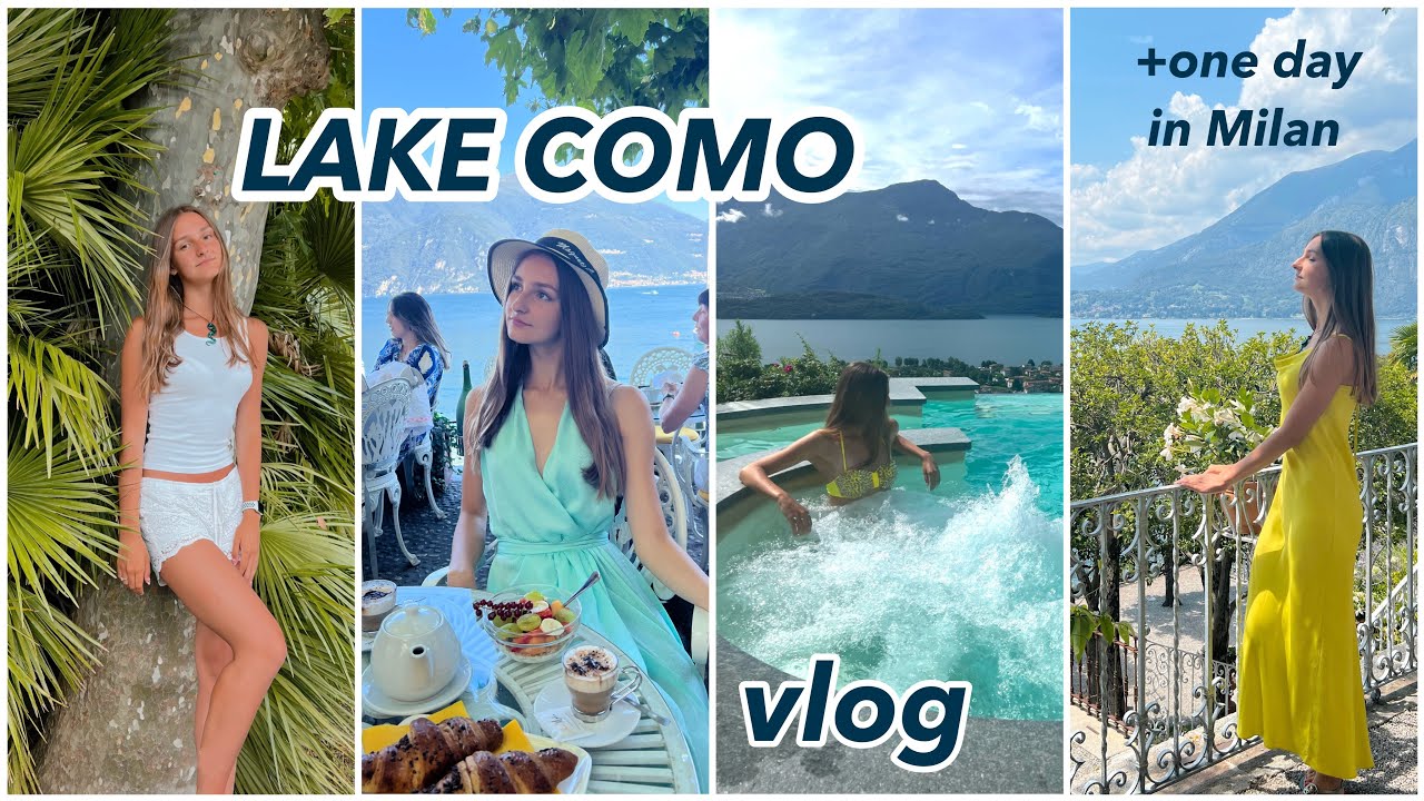 LAKE COMO TRAVEL VLOG, MILAN🇮🇹🍝//озеро Комо Италия, Милан🍕