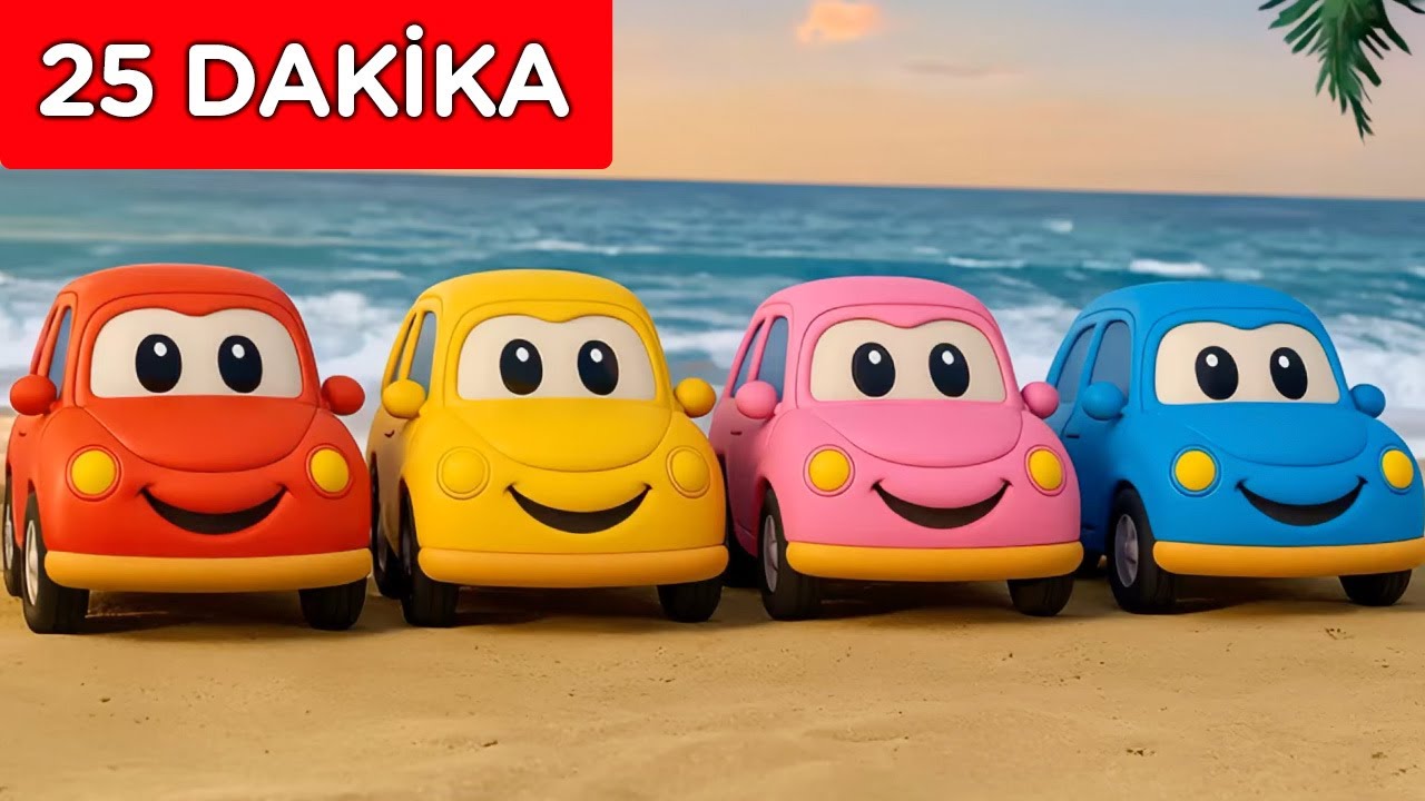 Kırmızı Araba Foş Foş! I Renkleri Öğreten Araba Şarkısı 