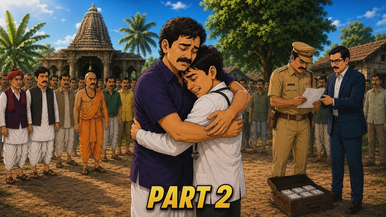 ईमानदार आदमी पर मंदिर में चोरी का इल्ज़ाम (भाग २) | Hindi Moral Story | Emotional Family Story