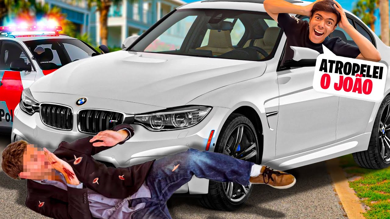 ATROPELEI ALGUÉM DIRIGINDO PELA PRIMEIRA VEZ!😱😬 *vai levar ele pro hospital🤕