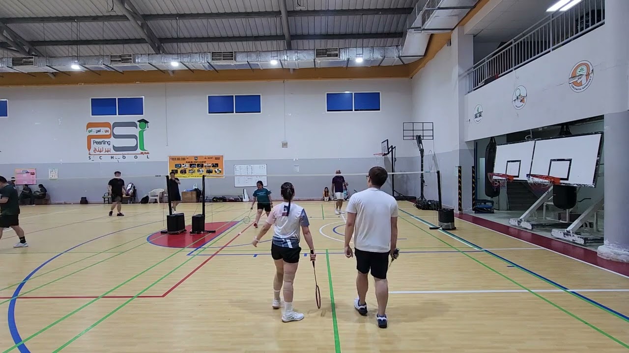 JK/Riza VS CJ/Thel (25 Feb 2026 : Wednesday Queuing) #qatarbadminton