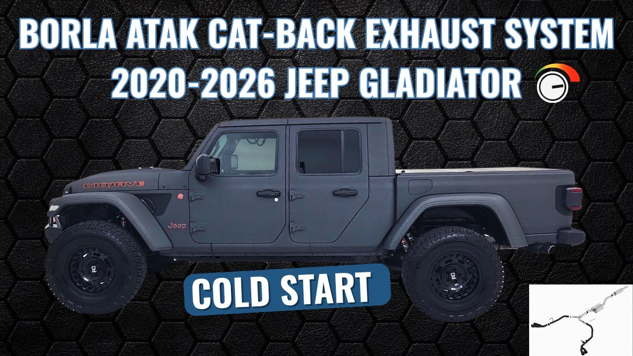 Borla ATAK Series CatBack System - Cold Start on a Jeep Gladiator