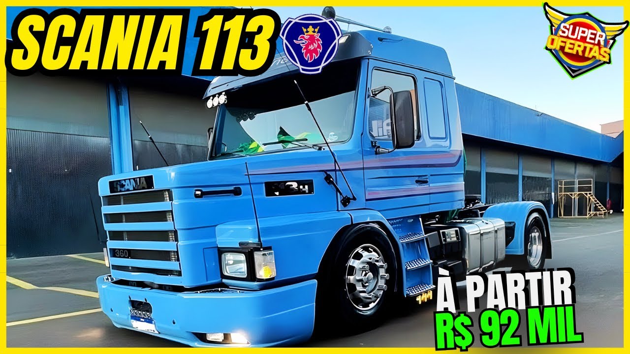 SCANIA 113 HS e TOP LINE PREÇOS PARTINDO DE 92 MIL REAIS #scania113 #topline #qualificado