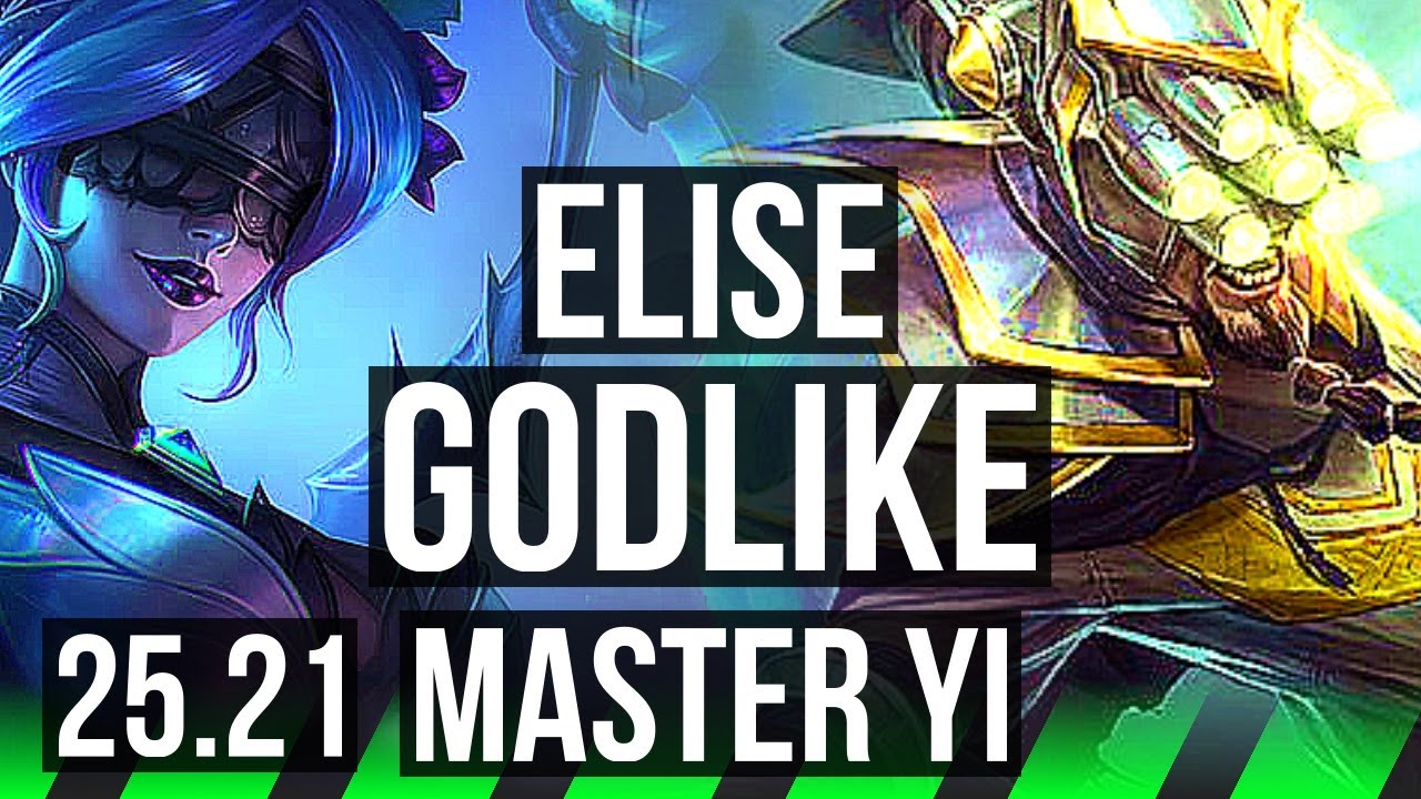 ELISE vs MASTER YI (JGL) | Godlike | KR Master | 25.21