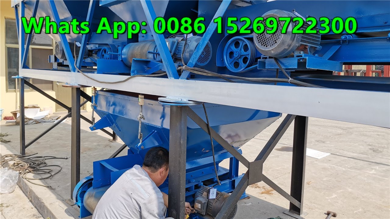 how to install and setting datas for PLD1200 3 hoppers batching machine