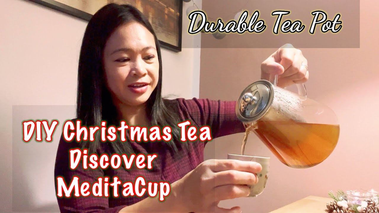 DIY Christmas Tea | MeditaCup How to Use and Honest Review