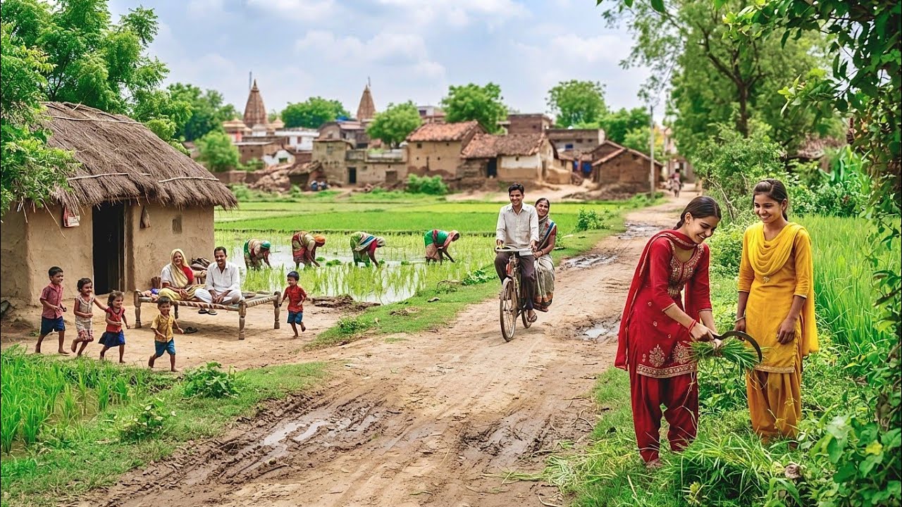 How People Live Pure & Peaceful Lives in Rural | Indian Real Village