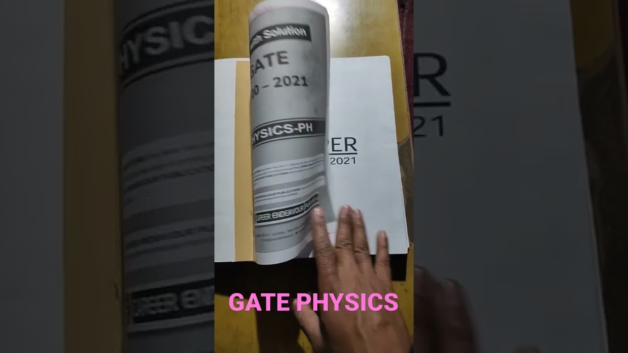 GATE PHYSICS PAPER WITH SOLUTION 2000-2021...