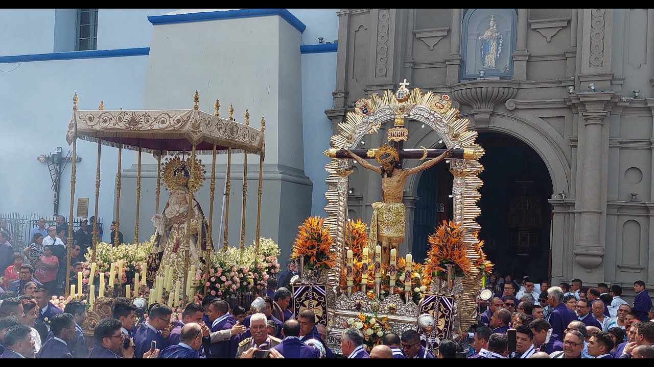 SABADO DE PASION | RECORRIDO PROCESIONAL DEL SEÑOR DEL SANTUARIO DE SANTA CATALINA SEMANA SANTA 2024