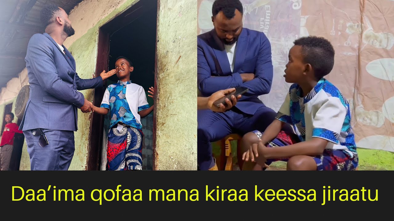 Nan boo’e 🥹 Daa’imaa waggaa 7 karaarra bulee of barsiisaa turee amma mana kiraayii keessa jiraatu!