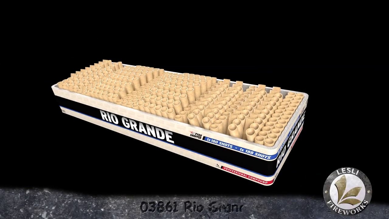 Rio Grande 368-Schuss-Feuerwerkverbund von Lesli