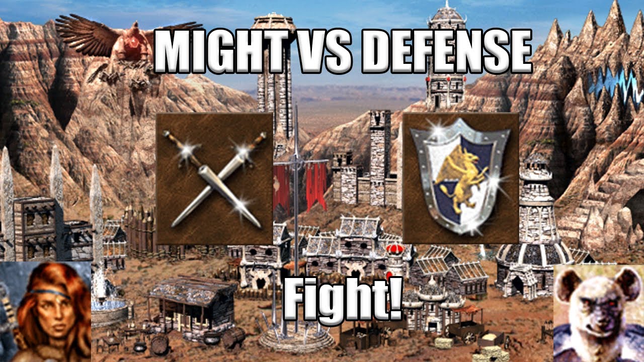 Heroes 3 HoTA - Might vs Defense. Jebus Outcast 1 hero. Stronghold is still fun!