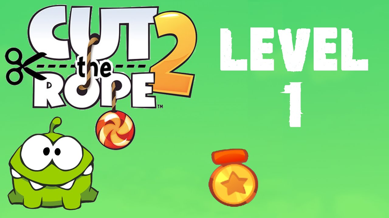 Cut the Rope 2 - Level 1 (3 stars)