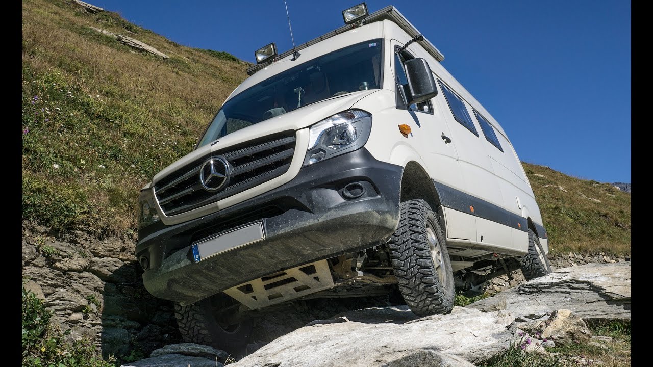 Sprinter 4x4 offroad in den Westalpen, Lac du Mont Cenis