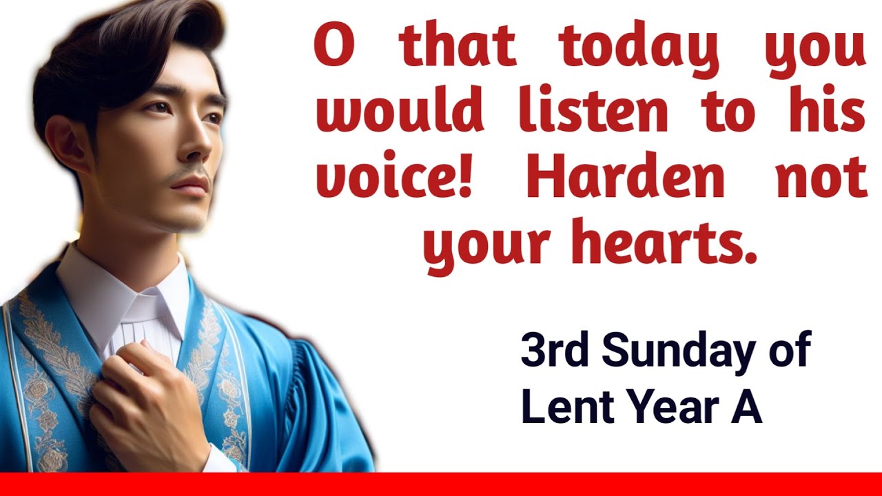 Psalm 95 | O that today you would listen to his voice! Harden not your hearts. | Responsorial Psalm
