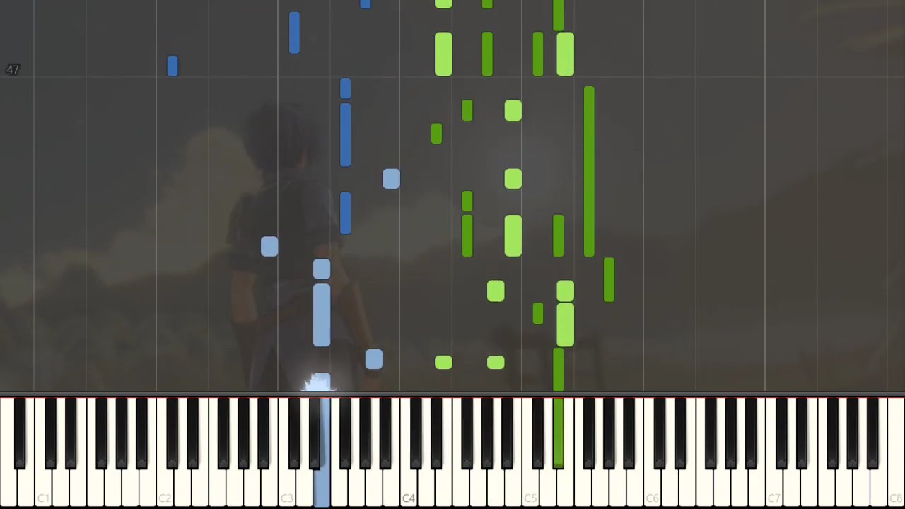 Hoshi no Arika / Whereabouts of light - Trails in the sky OST piano tutorial